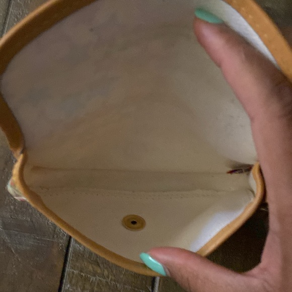 Vintage Y2K Multicolored Dooney & Burkey Leather Wristlet - Picture 6 of 10